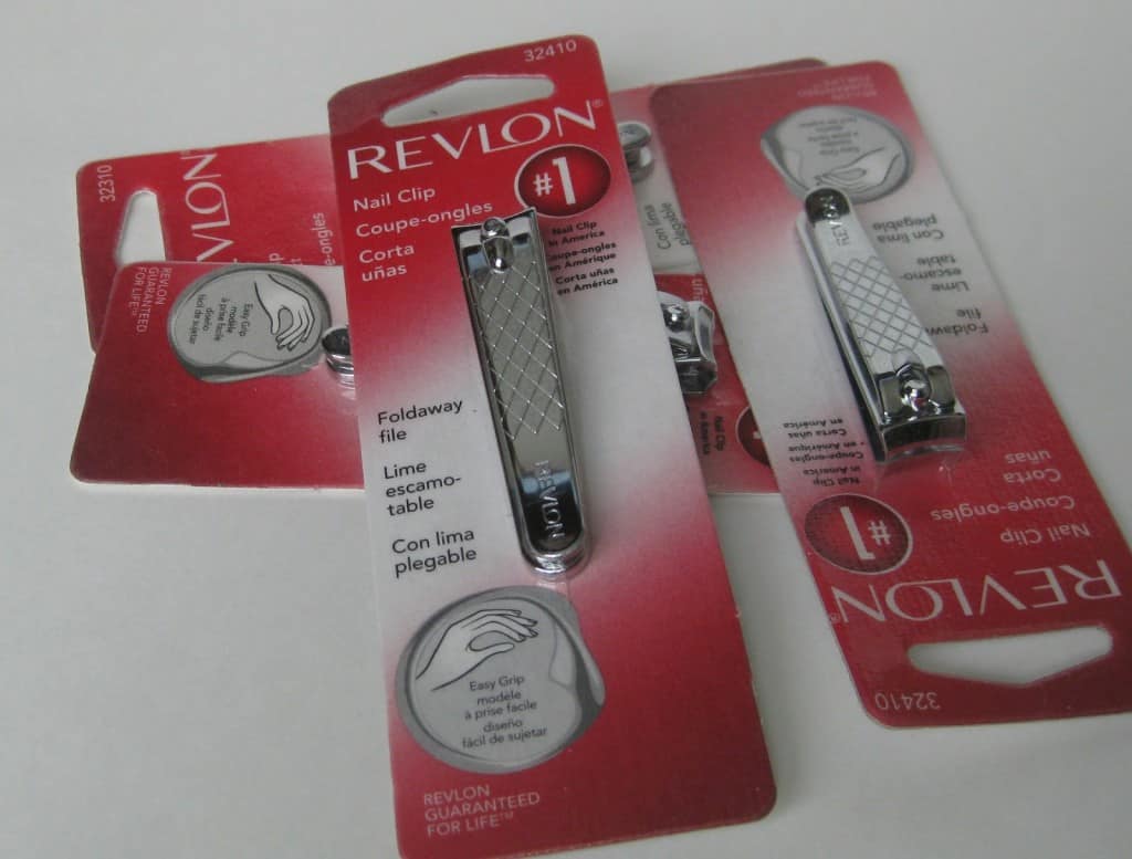 several packages of nail clippers
