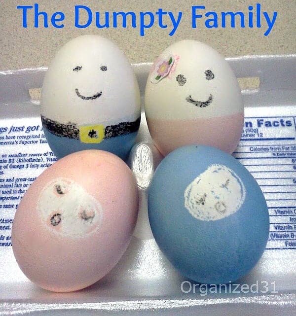 Meet the Dumpty Family Easter Eggs