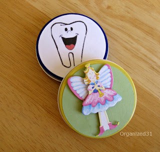 two tooth fairy tins