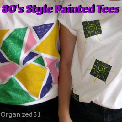 80’s Style Painted Tees