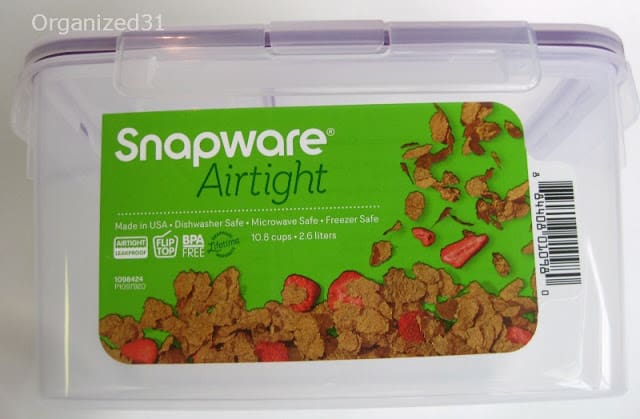 a Snapware Airtight container