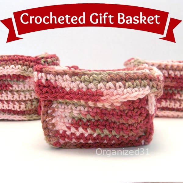 Easy Crocheted Square Basket