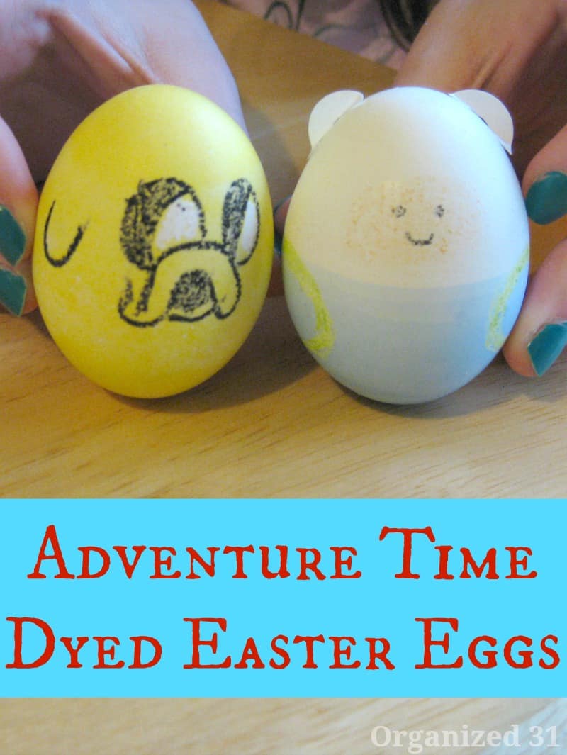 #Adventure Time Dyed Easter Eggs - Organized 31