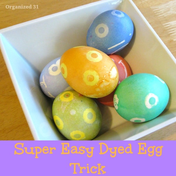 Easy Dyed Easter Egg Design - Organized 31