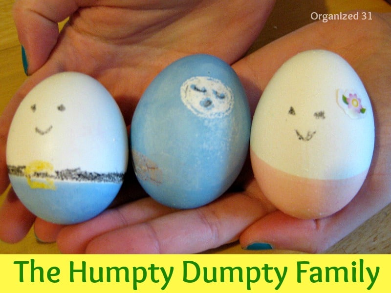 The Humpty Dumpty Easter Egg Family - Organized 31
