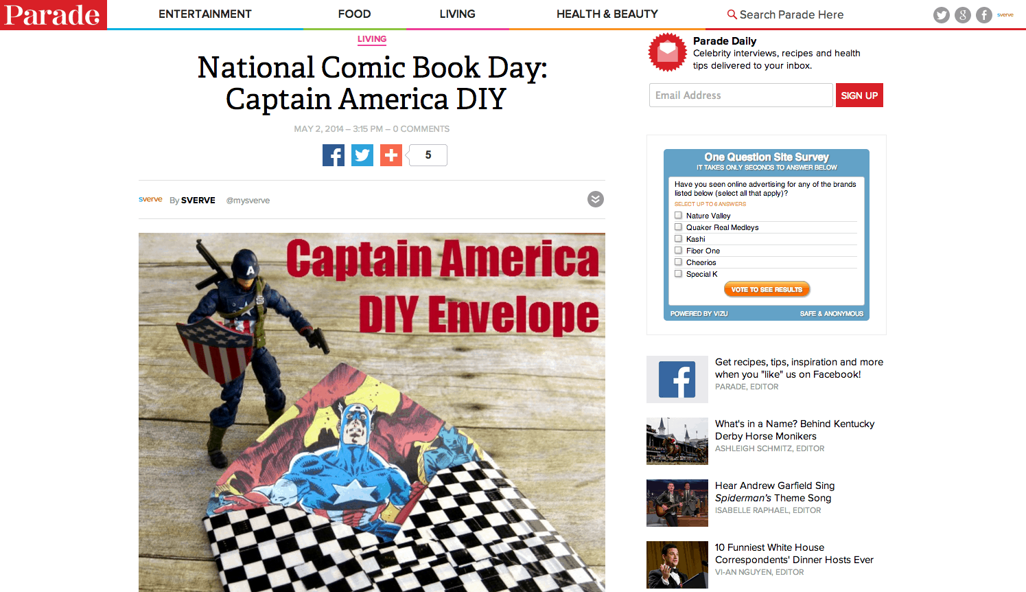 Captain America DIY Envelope - Organized 31