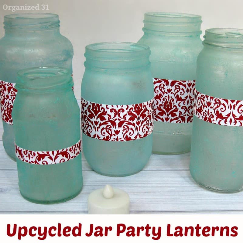 Upcycled Jar Party Lanterns