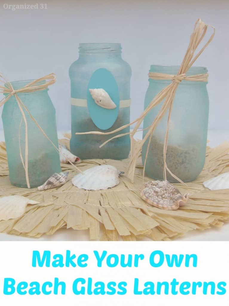 Hawaiian Beach Glass Party Lanterns - Organized 31