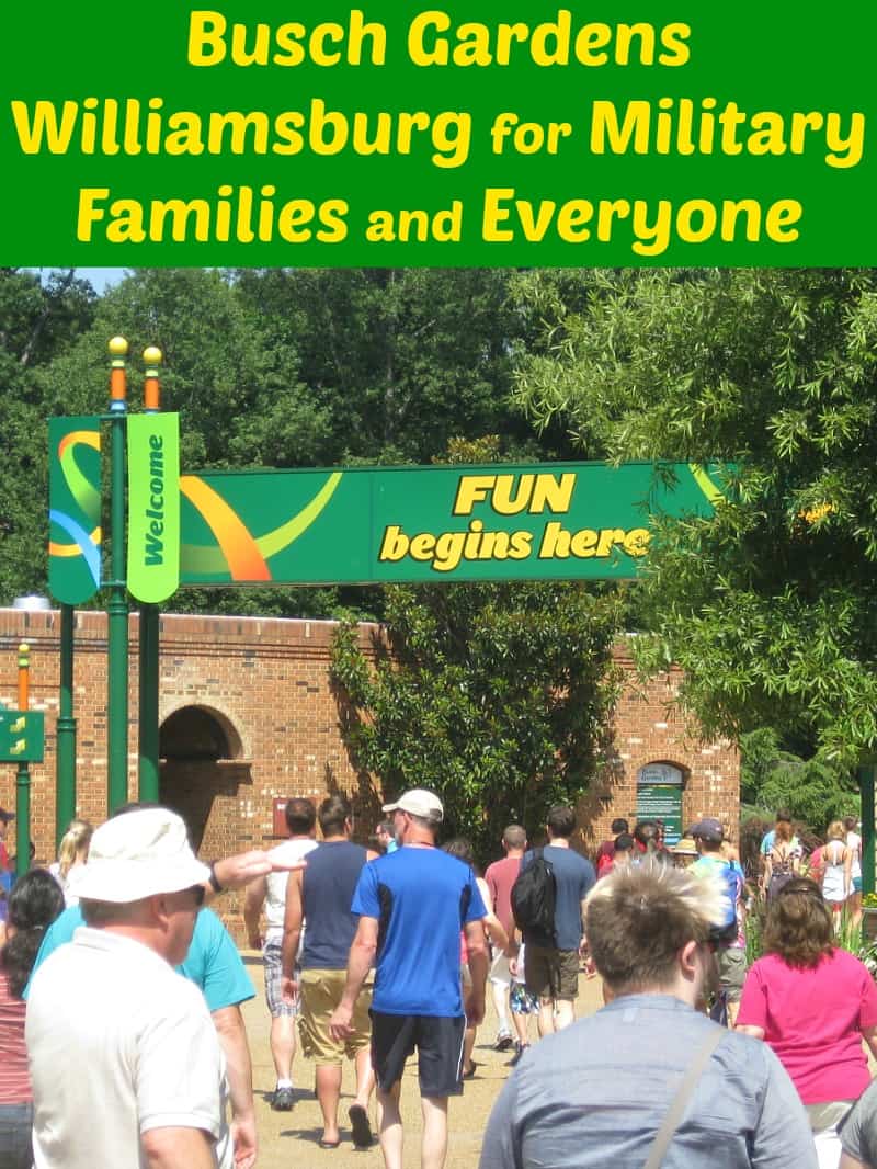 Busch Gardens Williamsburg for Military Families & Everyone - Organized 31 #sponsored