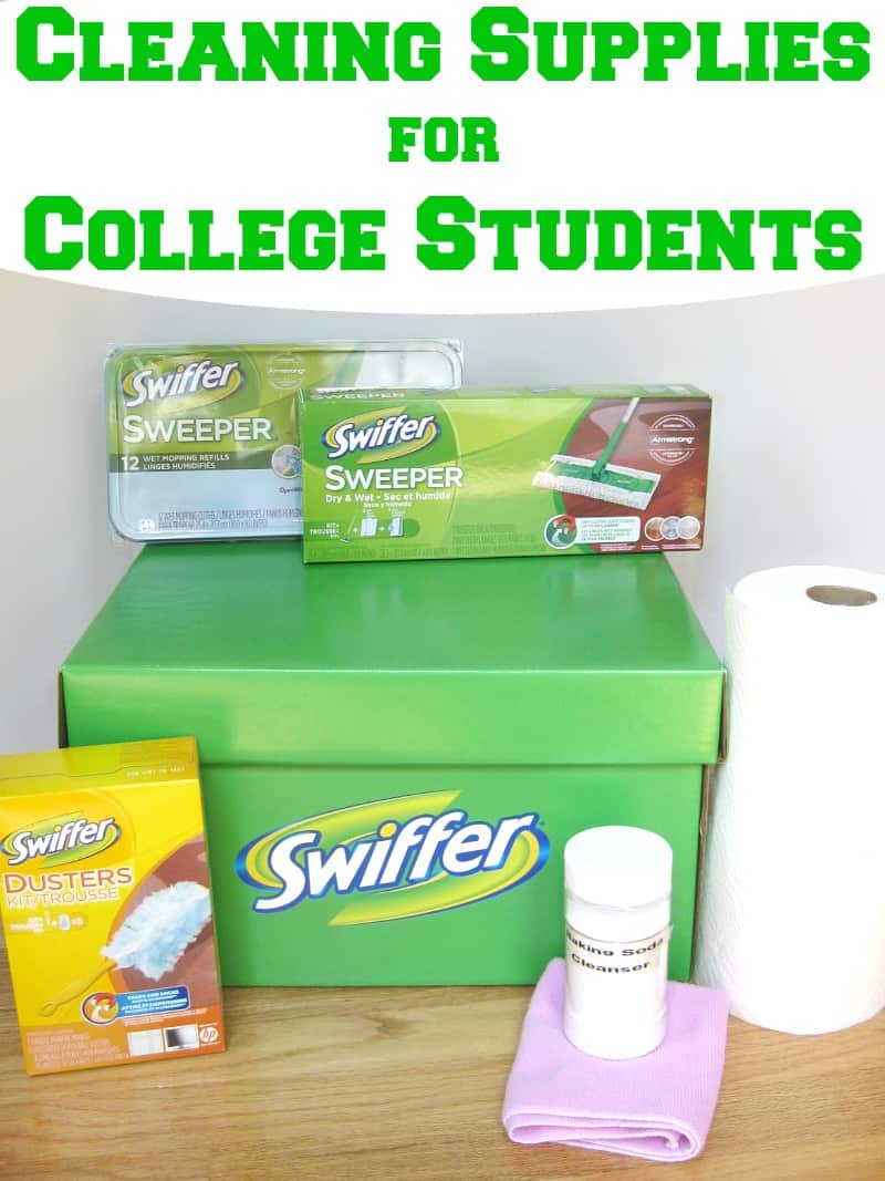 Cleaning Supplies for College Students - Organized 31 #SwifferEffect #sponsored