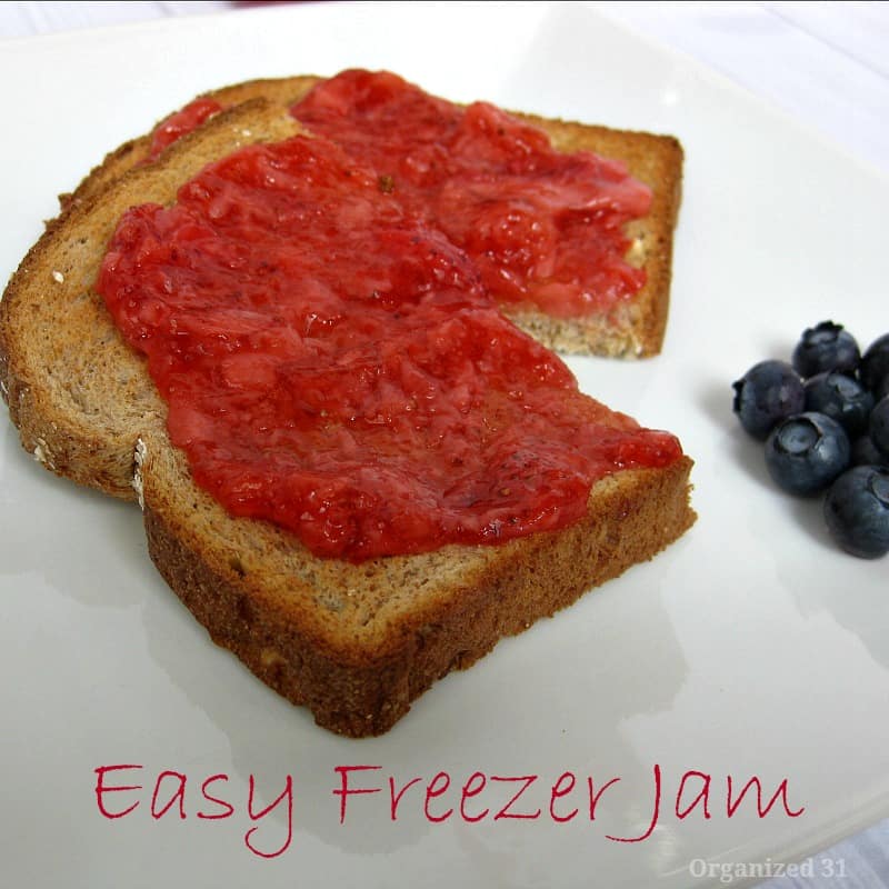 Easy Freezer Jam - Organized 31