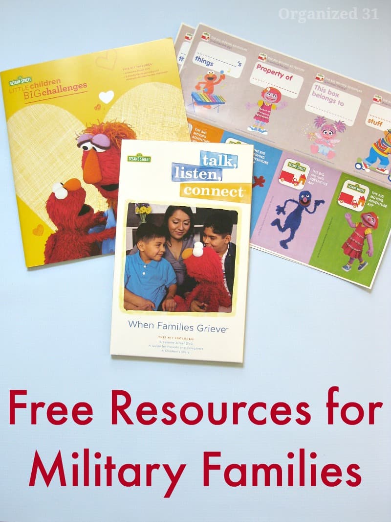 Free Resources for Military Families - Organized 31