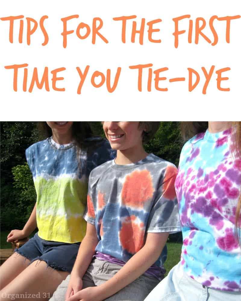 Tie-Dye Tips - Organized 31
