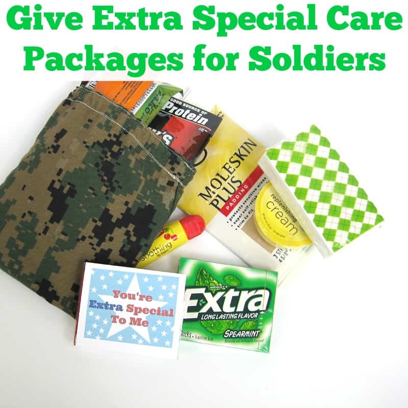Give Extra Special Care Packages for Soldiers