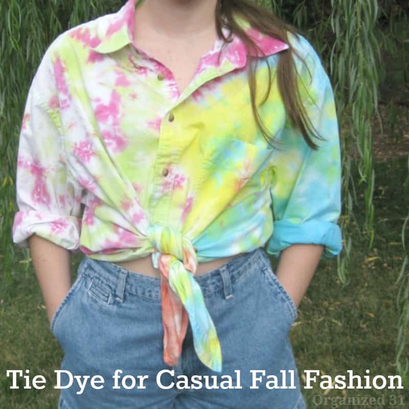 Tie Dye Casual Fall Fashion - Organized 31