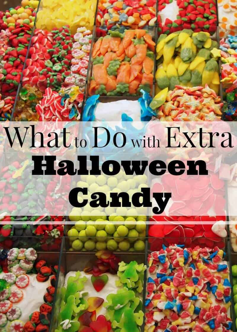 Wondering what to do with extra Halloween candy? Recipes and crafts that use candy. 