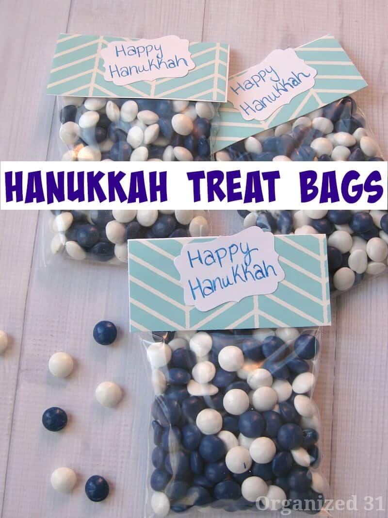 Hanukkah Treat Bags - Organized 31