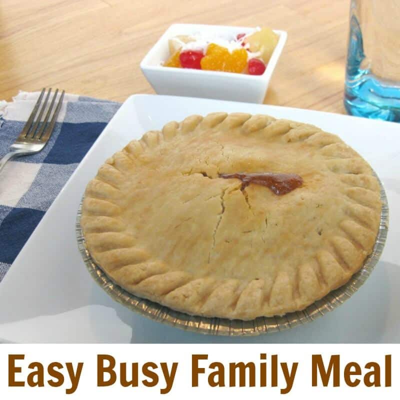 Busy Family Meals: Marie Callender’s Pot Pies & Winter Fruit Salad