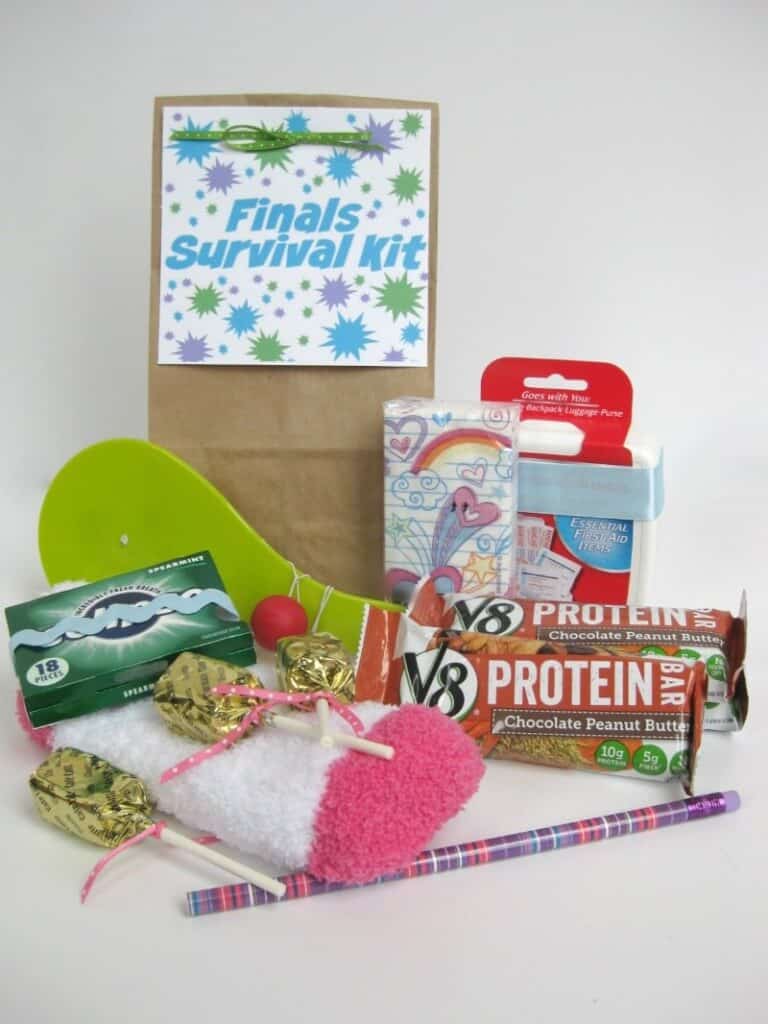 Make a college finals care package - Organized 31 #LoveV8Protein #Ad