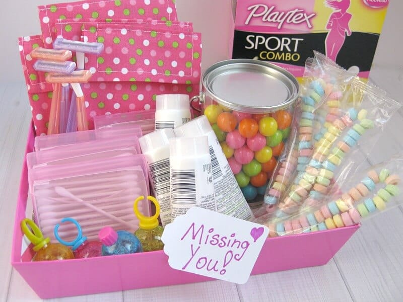 College Care Package for Women (girls) - Organized 31 #FitToPlay #Ad