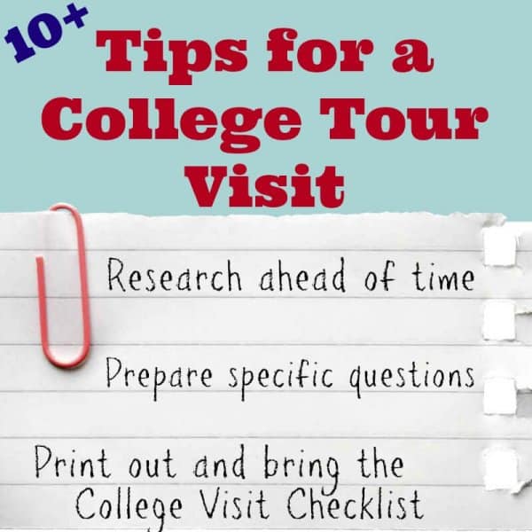College Visit Checklist - Organized 31