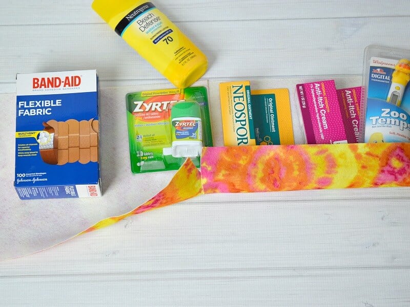 Easy DIY First Aid Kit for summer camp and activities #RewardHealthyChoices #Ad