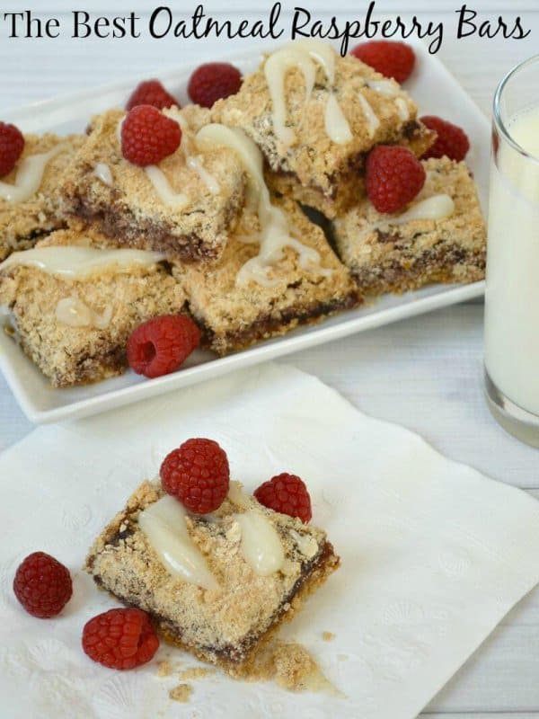 The Best Oatmeal Raspberry Bars - Organized 31