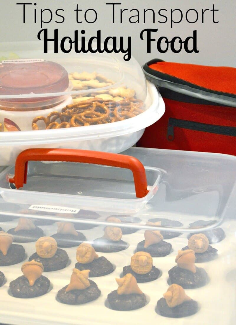 Simple tips to transport holiday food to a get together. #GobbleAgain #IC [ad]