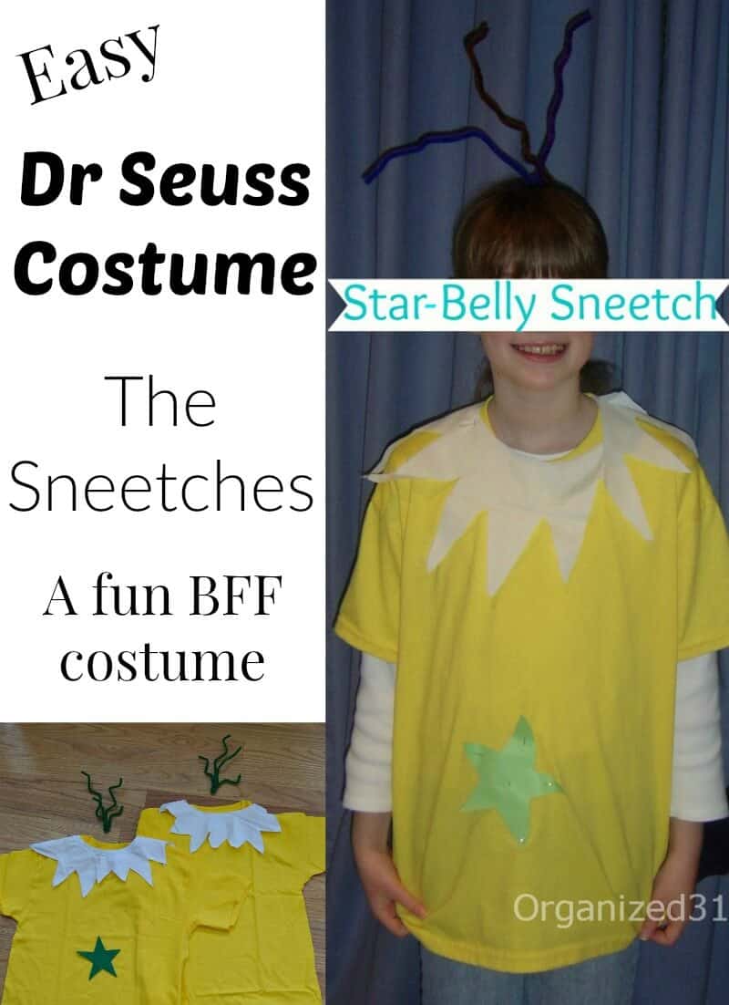 girl wearing Sneetch costume