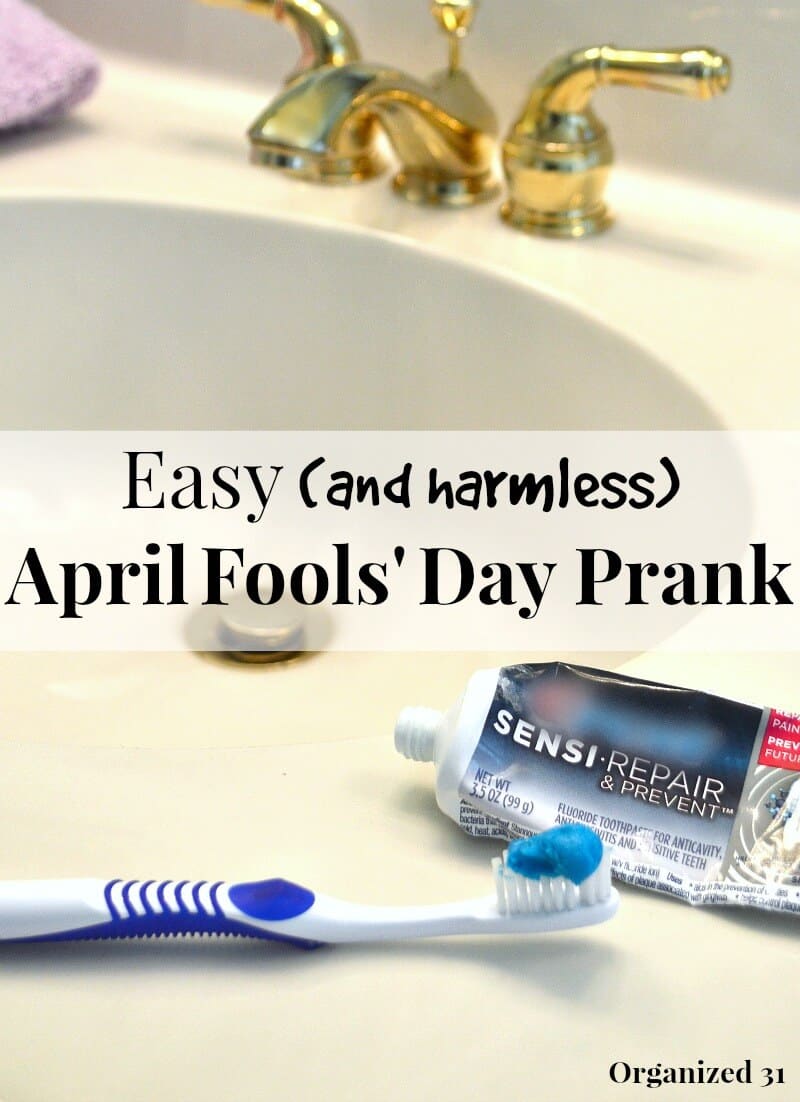 Easy April Fools Day Prank Idea Organized 31