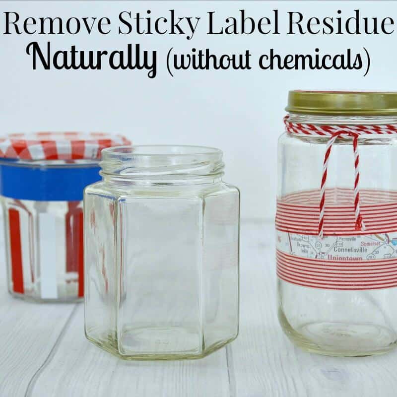 Remove Sticky Label Residue Naturally