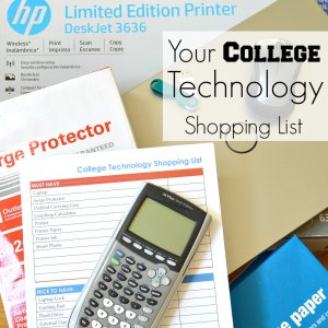 All the must-have and nice-to-have items are on this free printable College Technology Shopping List developed from my experience sending two children back-to-college. #CreatewithHP [ad]