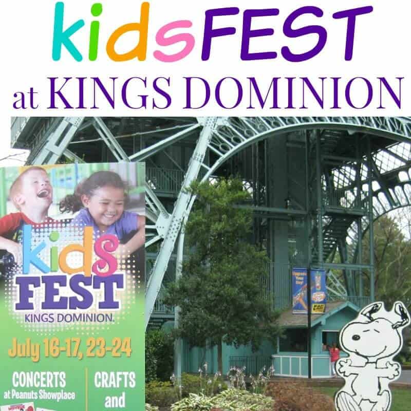 KidsFEST at Kings Dominion for Kids of All Ages