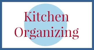 Kitchen Organizing Sidebar