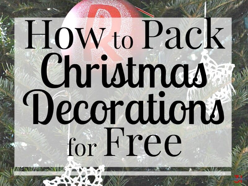 How to Pack Christmas Decorations for Free Organized 31