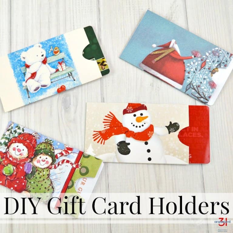 Easy DIY Gift Card Holders