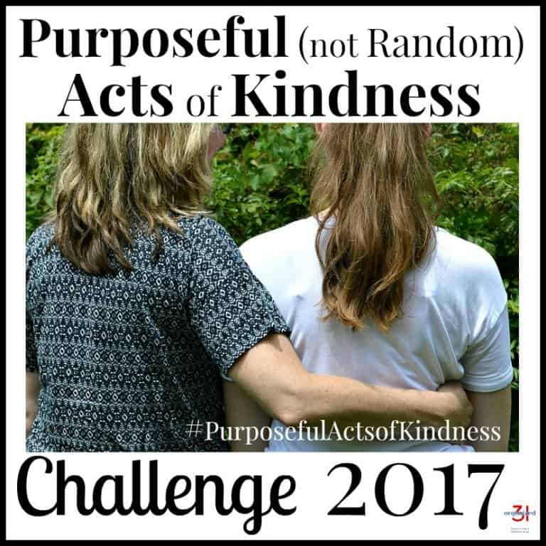 Purposeful (not Random) Acts of Kindness Challenge