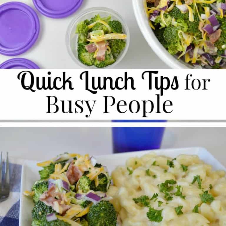Healthier Quick Lunch Tips