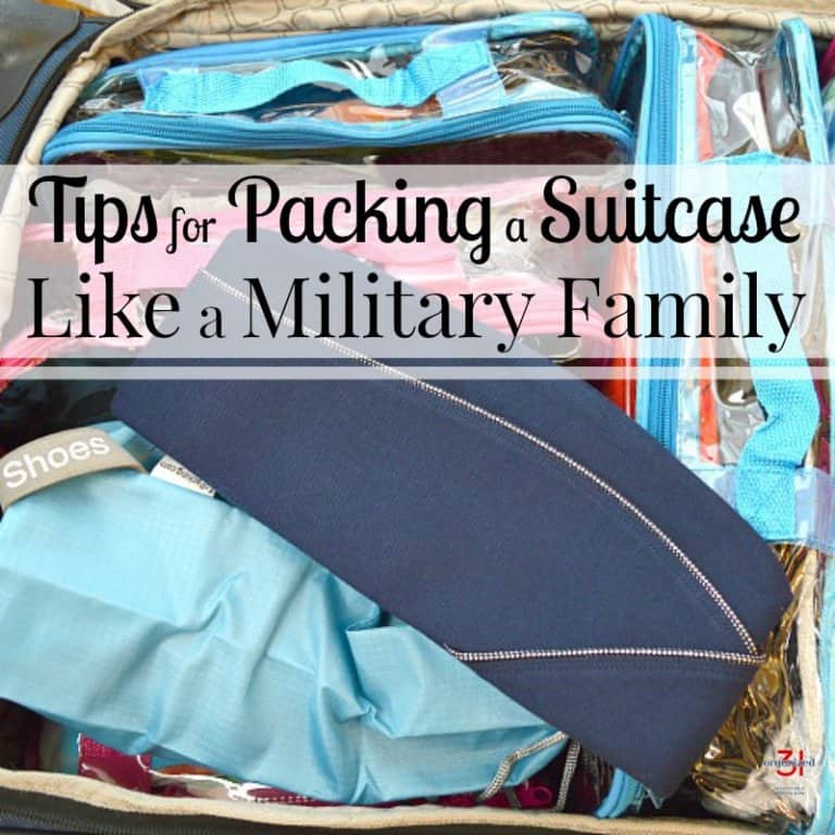 Tips for Packing a Suitcase Like Military Family