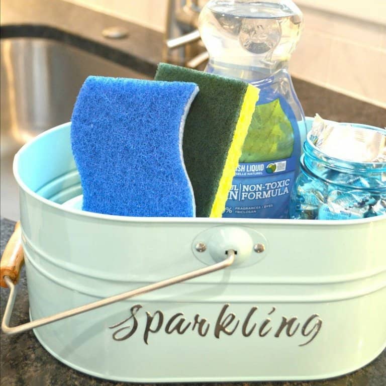 Dish Cleaning Caddy Tote 3 Easy Ways