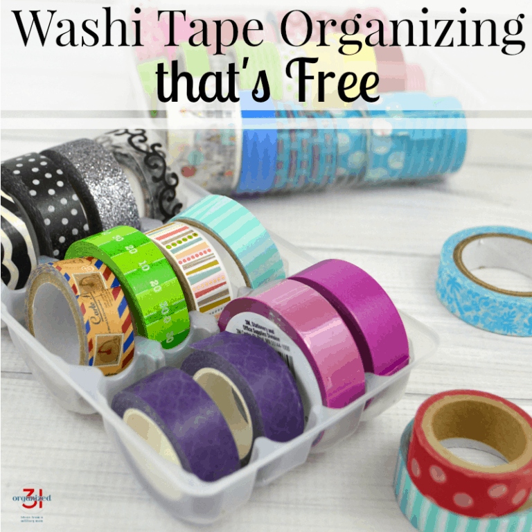 Washi Tape Organizing That’s Free