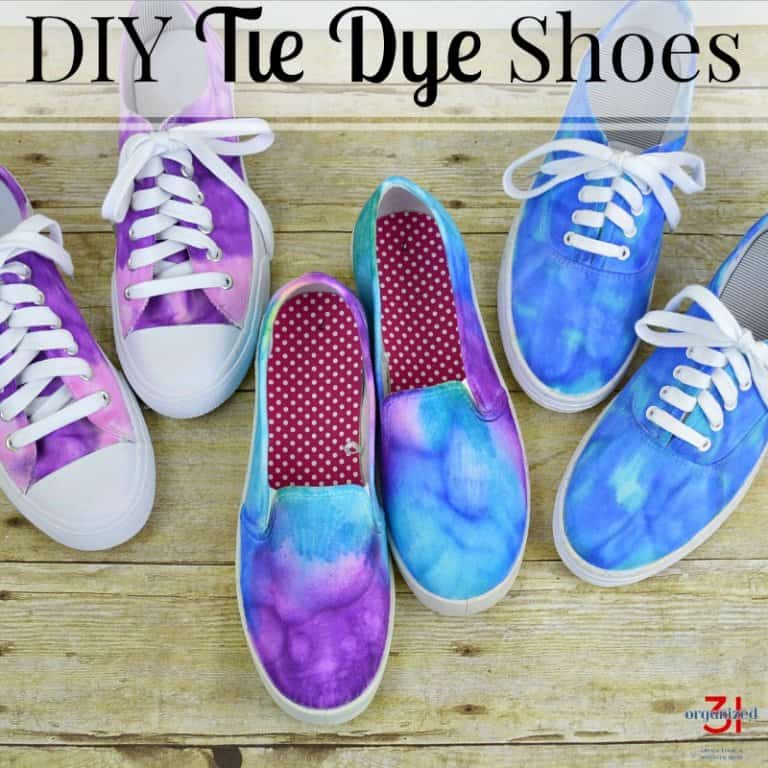 DIY Tie Dye Shoes