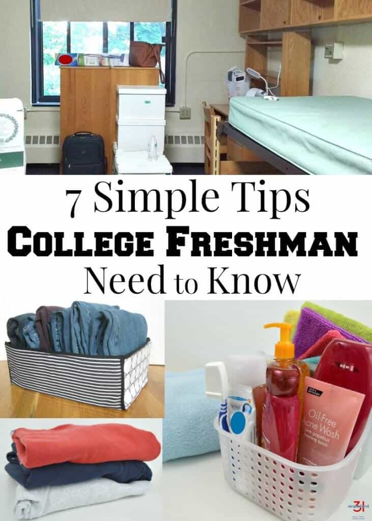 Entering college is both exciting and daunting. These 7 simple tips for college freshman are no-cost and will help make college life easier, more organized, better and more enjoyable. #SkinEssentials [ad]