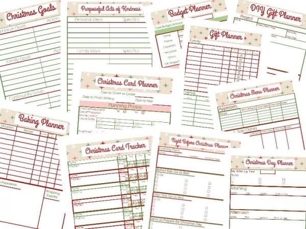 Free Christmas Planner Printables - Organized 31