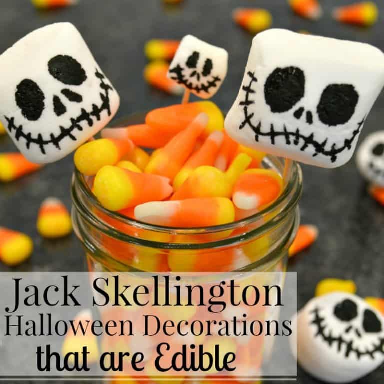 Jack Skellington Halloween Decorations that are Edible