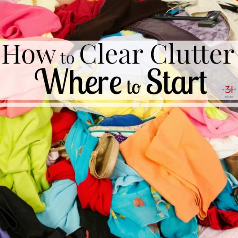 How to Clear Clutter – Getting Started