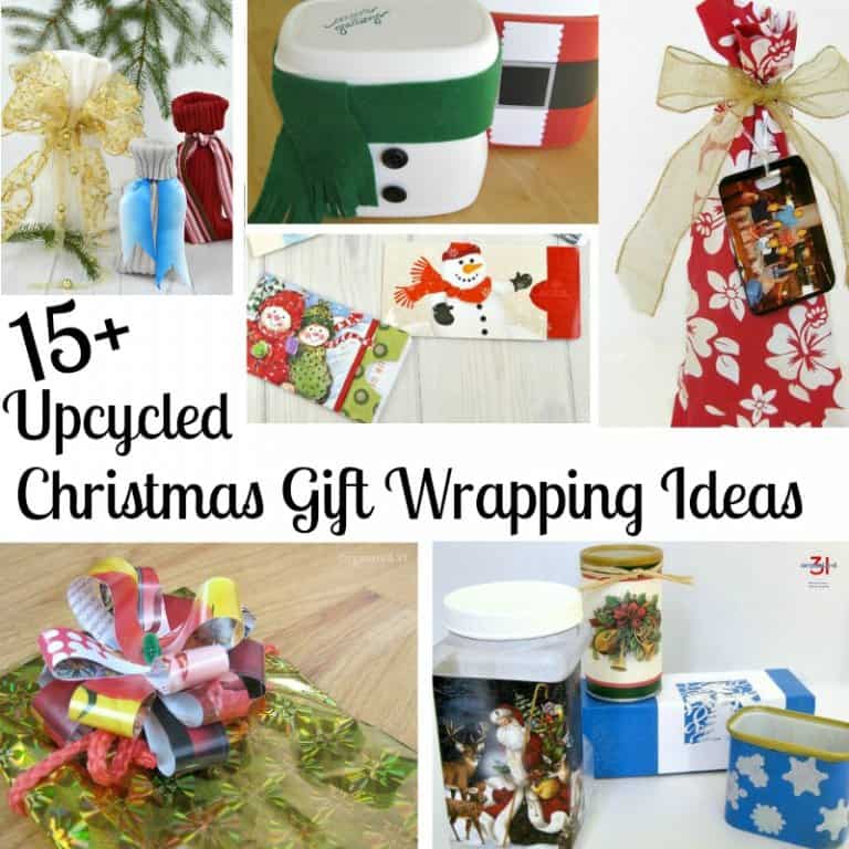 Upcycled Christmas Gift Wrapping Ideas