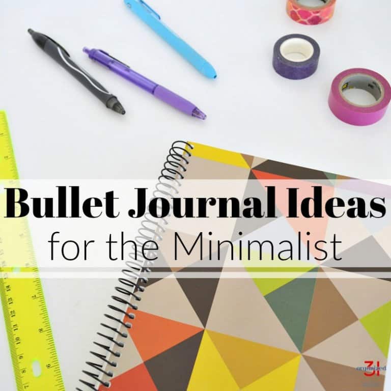 Bullet Journal Ideas for the Minimalist