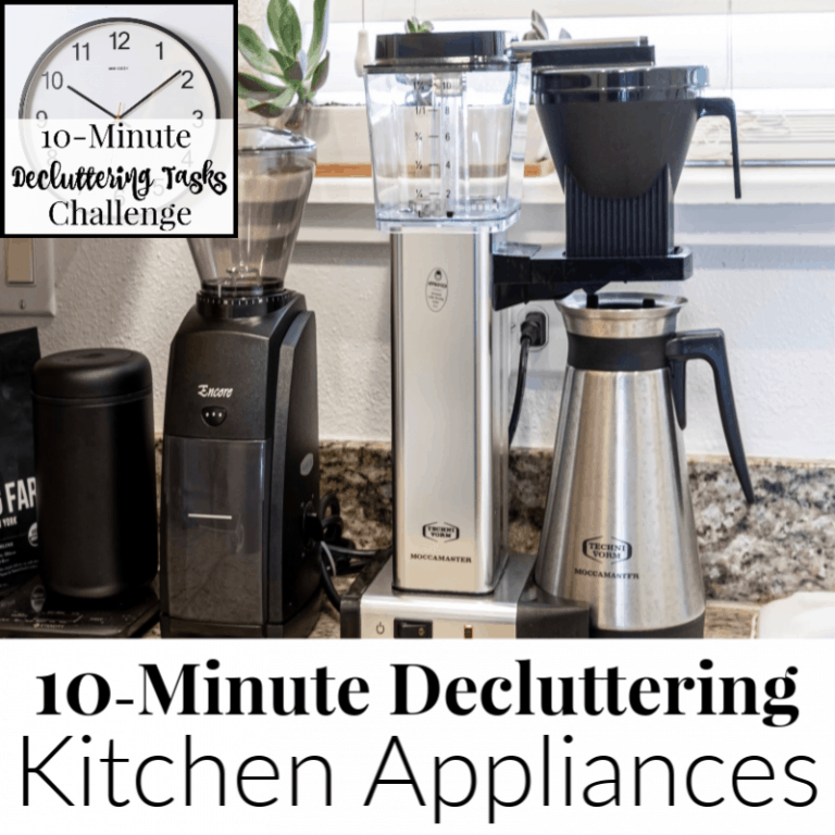 Day 6 – Decluttering Kitchen Appliances