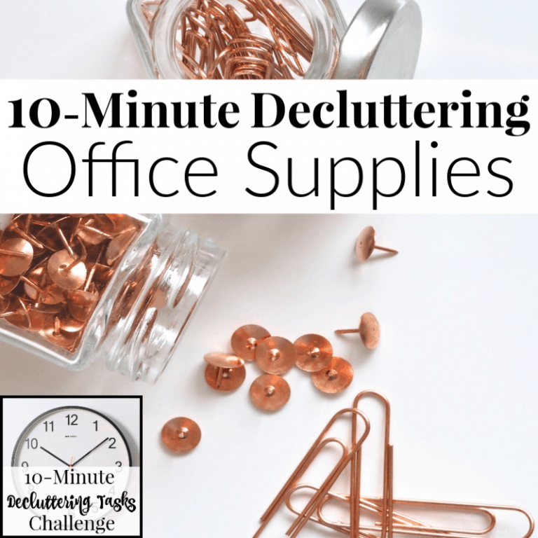 Day 7 – Decluttering Office Supplies